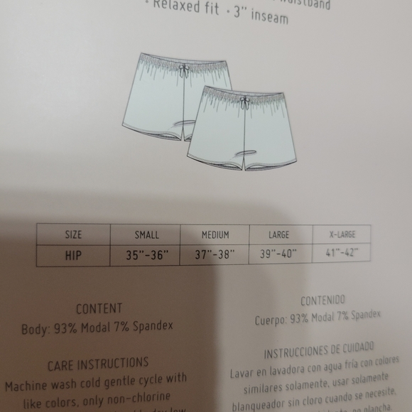 2 Pack Sleep Shorts Stretch Pajamas Small - Picture 8 of 9
